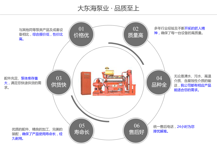 大東海泵業(yè)柴油機消防泵質量保證圖