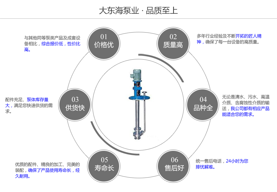 大東海泵業(yè)不銹鋼液下泵質量保證圖