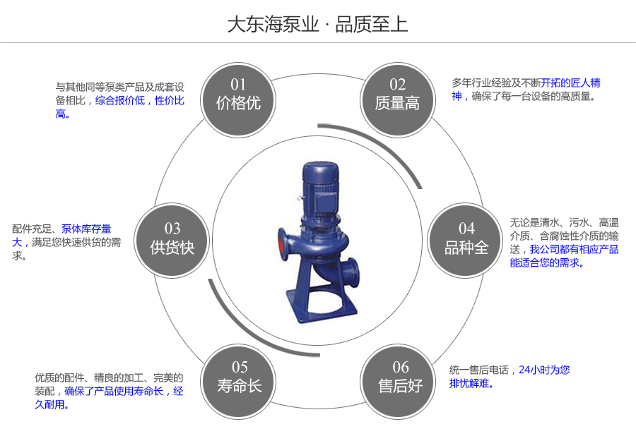 大東海泵業(yè)立式污水泵質(zhì)量保證圖